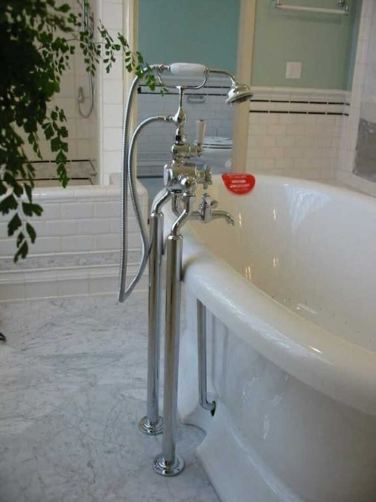 French country style bathroom with marble - full renovation.