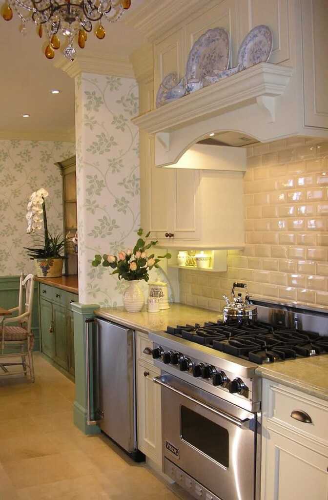 Elegant French country kitchen complete renovation